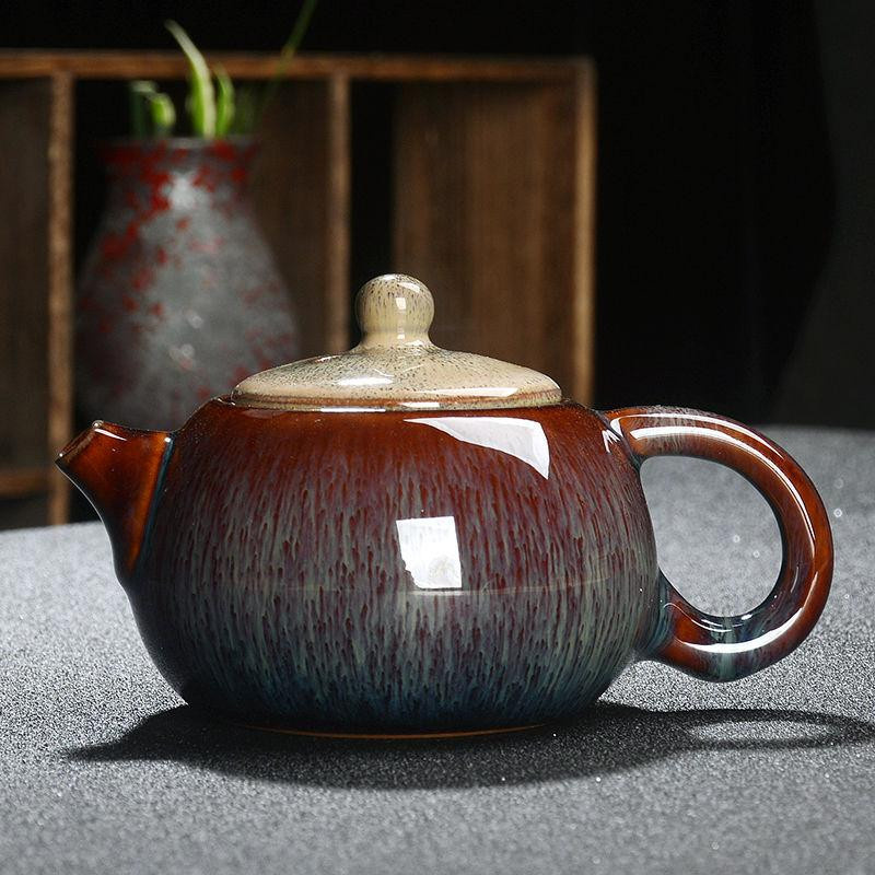 Exquisite Keramik-Teekanne mit Sternenglasur für Kung-Fu-Tee, 200 ml - Bild 1
