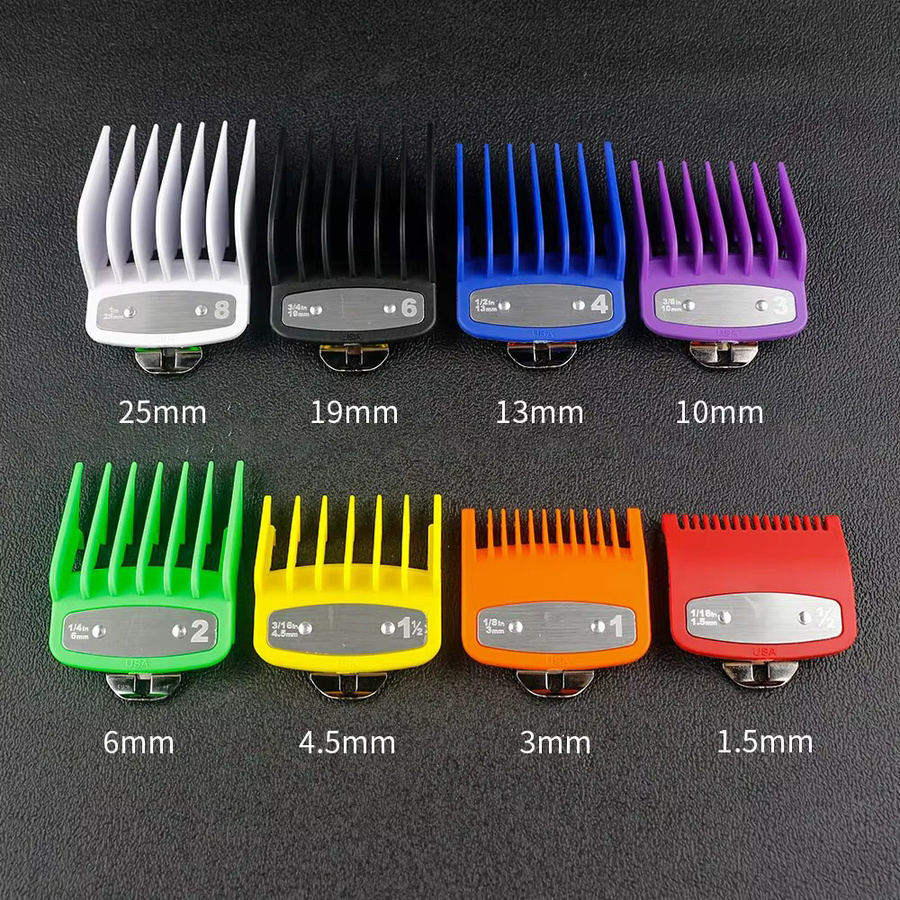 8-teiliges Set Barber Haar Clipper Guide Kämme für Wahl Trimmer - Bild 3