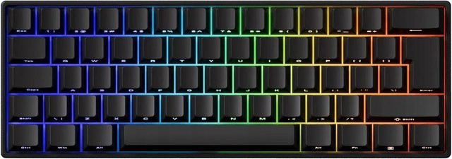 MonsGeek Fun60 Pro Magnetische Tastatur mit Hall-Effekt und Rapid Trigger in Schwarz - Bild 1