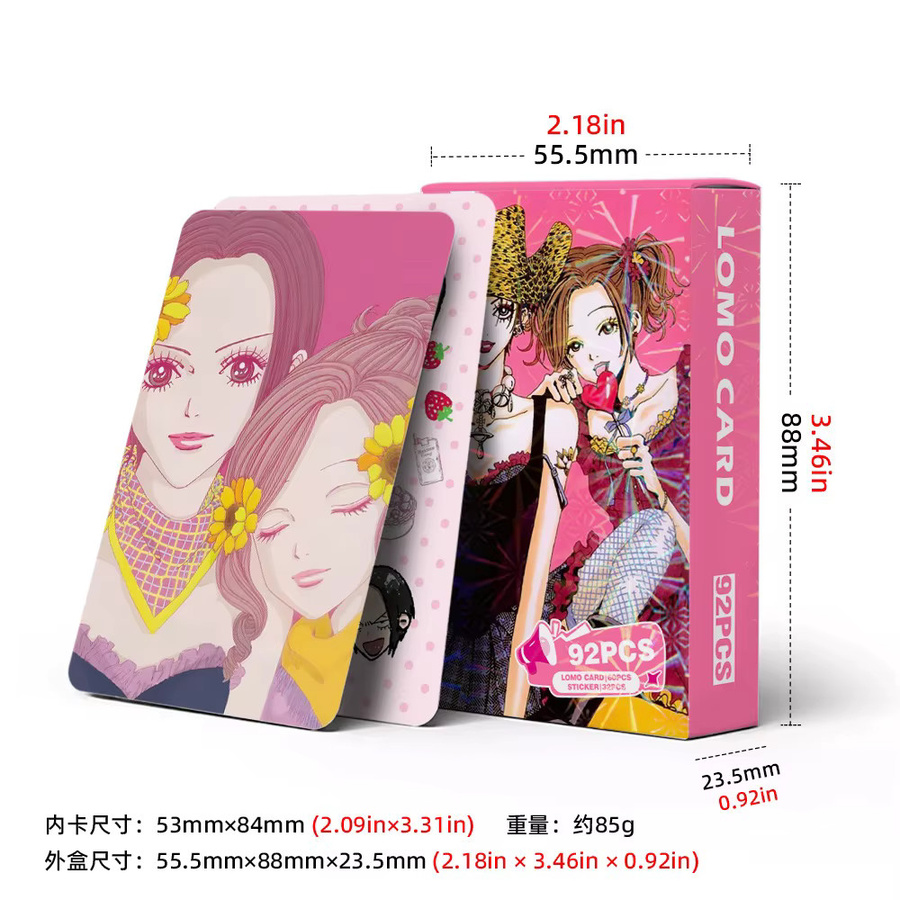 Bandai Nana Japanische Manga Fotokarten-Album, Sammelbare LOMO-Karten, Bunt / Mehrfarbig - Bild 5