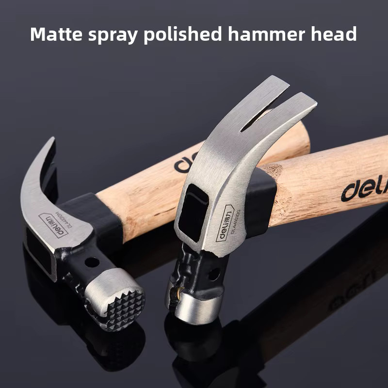 Deli Mini-Holzhammer mit Klaue aus Eisen für die Holzbearbeitung, 283 g - Bild 6