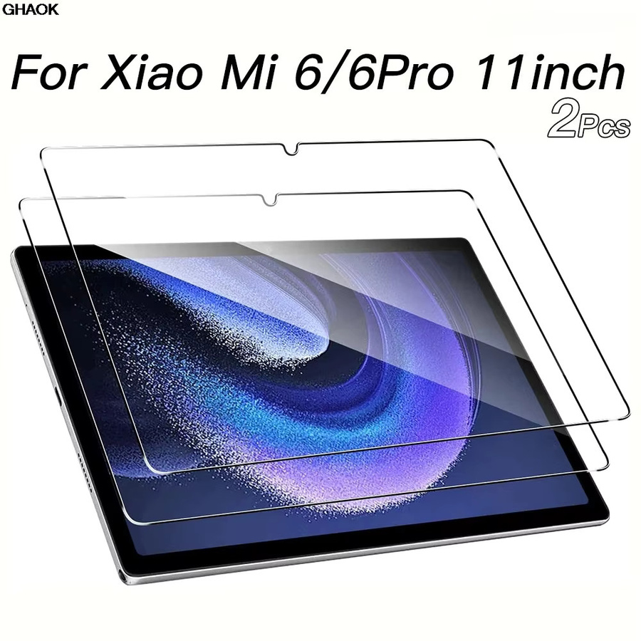 2er-Set Xiaomi Schutzglas 9H Ultra HD gehärtetes Glas für Xiaomi Pad 7 6 5 Pro 11 Zoll und Redmi Pad SE 11 2025 transparent - Bild 5