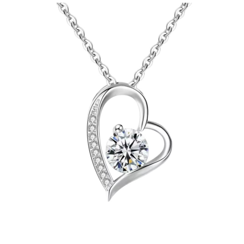 BJXMOSO Halskette, 925 Silber, Zirkonia, Damen - Bild 2