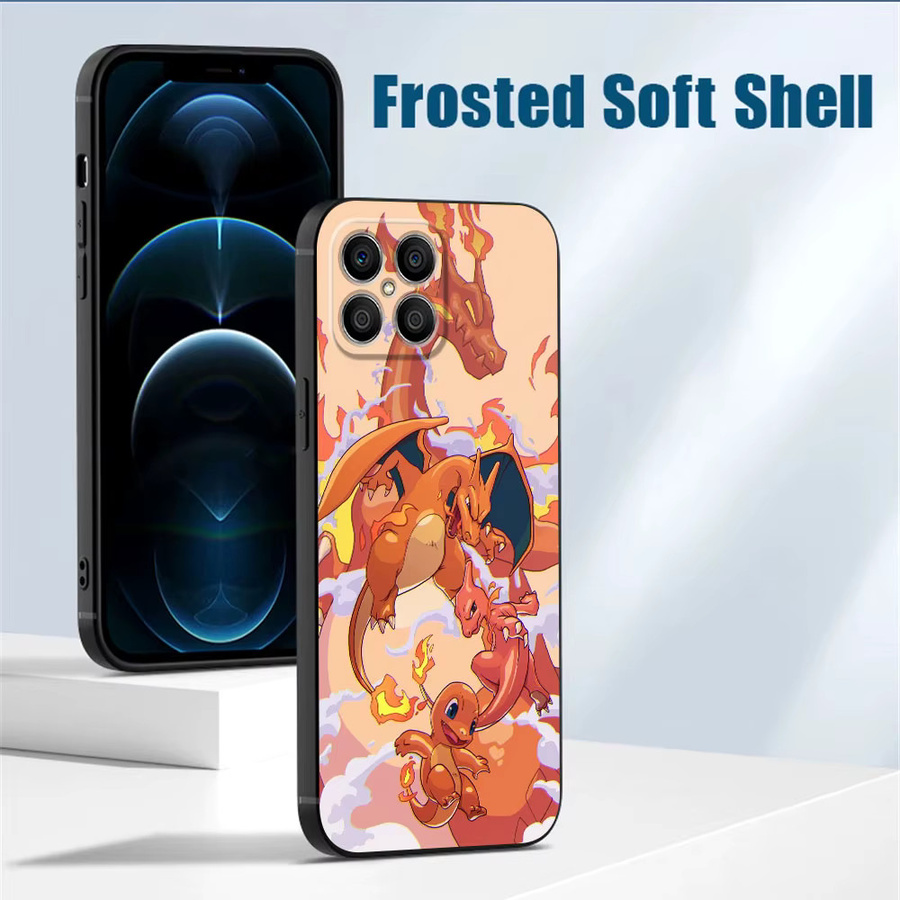 Handyhülle mit Pokemon Gengar Motiv für Huawei Honor X8a X8 90 Lite X9a X7 Magic5 Pro X6 P30 P40 P20 Smart Z Soft Cover, Mehrfarbig - Bild 2
