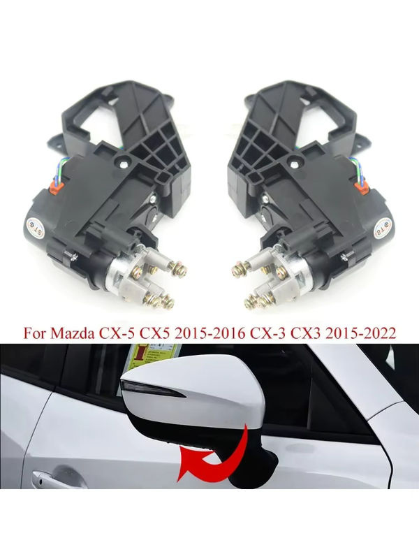 Elektrischer Außenspiegel mit Klappantrieb in Schwarz für Mazda CX-3 und CX-5 (2015-2022) von Soarhorse - Bild 4