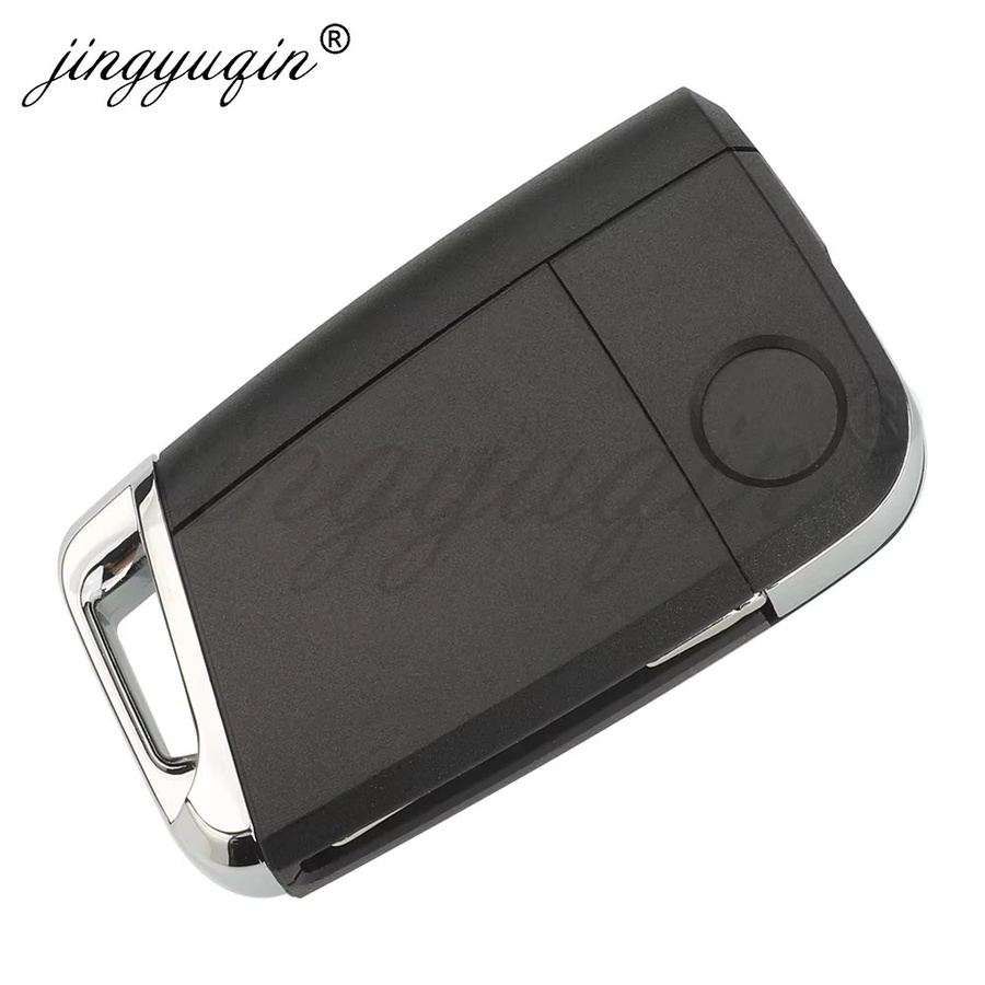 Jingyuqin MQB49 5C Klappbarer Fernschlüssel 433MHz für VW Golf Polo Tiguan Touran MK7 Volkswagen Skoda Seat, Farbe: Schwarz, Teilenummer: 5GD959752A 5GD959752B - Bild 3