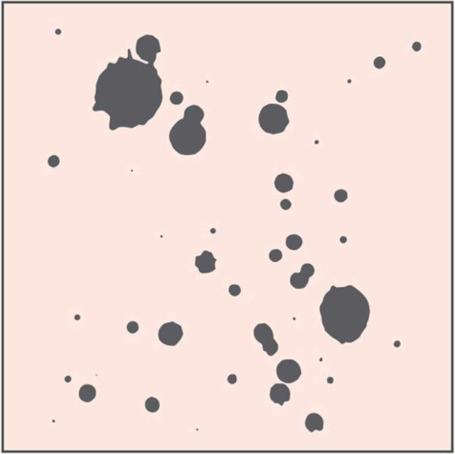 May&Berry Stempel Pattern 4 in Nude, B/B/H: 4,5 x 4,5 cm - Bild 1