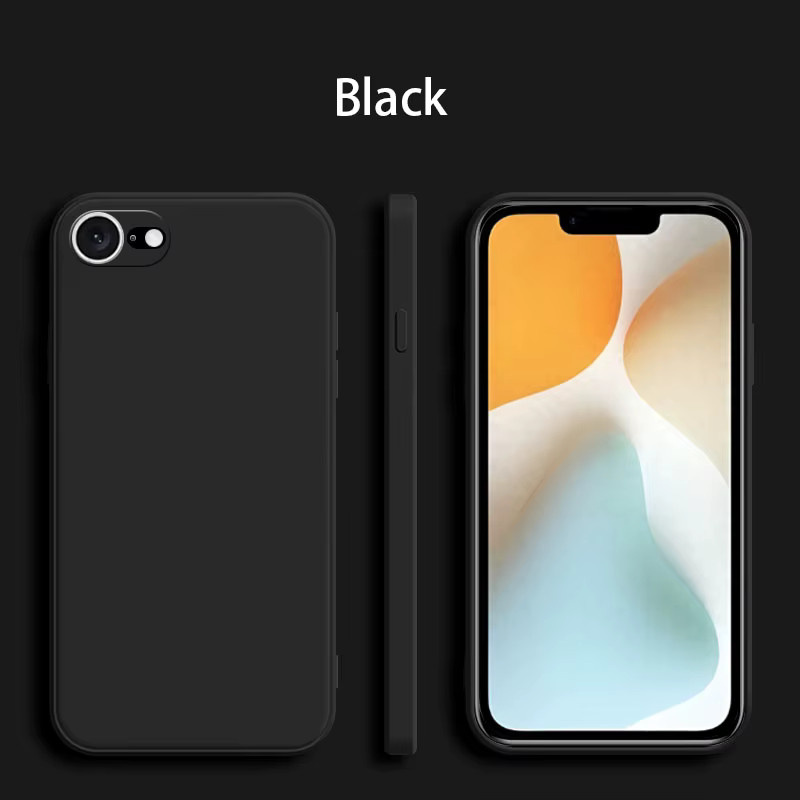 Ricestate Flüssigsilikon Handyhülle für iPhone SE 2020, iPhone SE 2022, iPhone 7 und iPhone 8 Plus in Blau, stoßfestes TPU-Material - Bild 3
