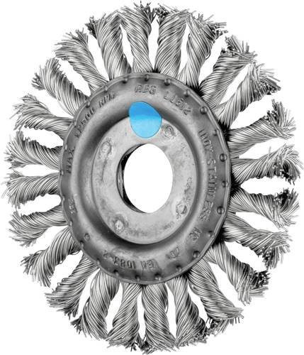 PFERD TOOLS COMBITWIST Rundbürste für Winkelschleifer, gezopft, Edelstahl-Draht Ø 0,50 mm, Farbe: Silber, Durchmesser: 115 mm, Bohrung: 22,2 mm - Bild 1