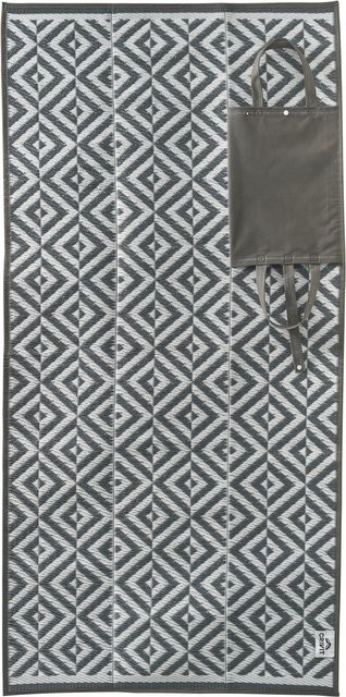 CRIVIT Strandmatte faltbar, Grau, B/T: 180 x 90 cm - Bild 1