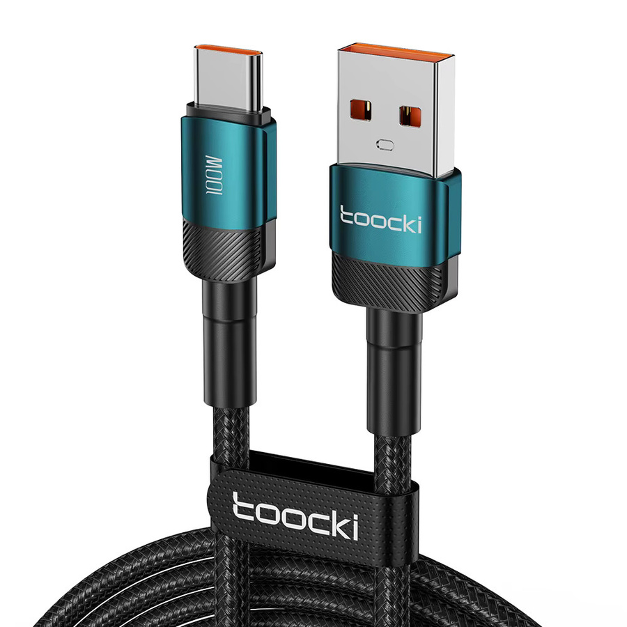 Toocki 3er-Pack USB-C-Kabel mit 100W Schnellladung und QC4.0 in Schwarz - Bild 7