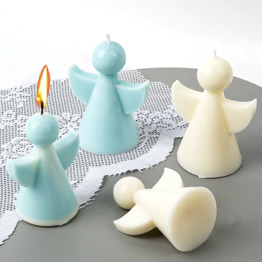 UDOCOOL 3D Engel Silikonform für DIY Kerzen, Seifen und Gipsarbeiten - Bild 2