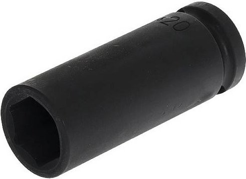 Gedore RED Schlagschrauber-Steckschlüsseleinsatz R63002015, 1/2 Zoll Antrieb, 12,5 mm, 6-kant, schwarz, Edelstahl - Bild 1