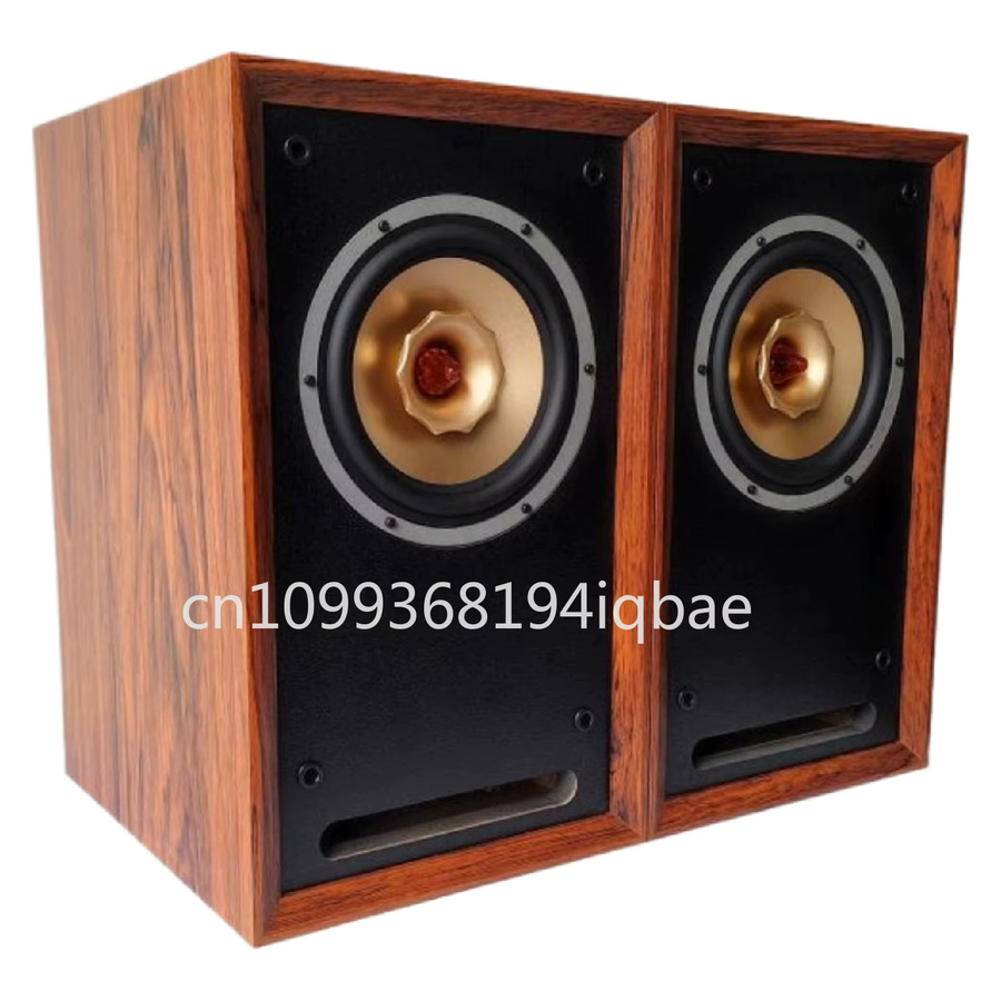 Crystal-6 Hifi-Bücherregallautsprecher in Braun mit 6,5 Zoll Treiber für audiophile Klangqualität - Bild 2