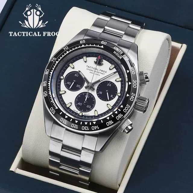 Tactical Frog Chronograph, Solar, Edelstahl, Saphirglas, 20 ATM, Herren - Bild 1