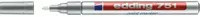 edding Lackmarker 751 permanent silber 1-2 mm - Bild 1