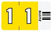 Leitz Ziffernsignal Orgacolor 1 aus Papier in Gelb - Bild 1
