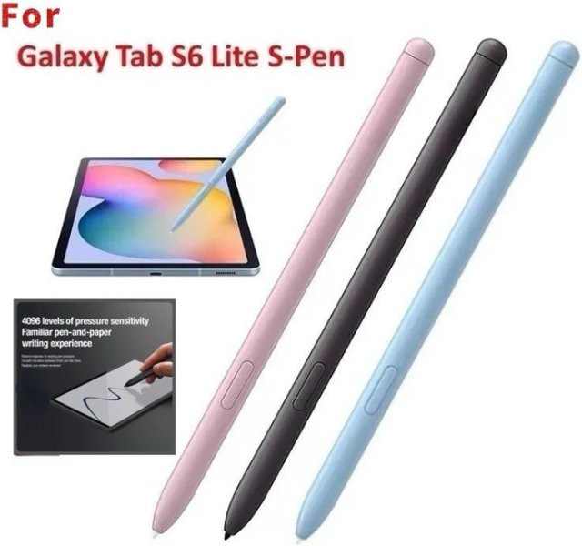Samsung Ersatz S Pen Stylus für Galaxy Tab S6 Lite P610 P615 in Schwarz ohne Bluetooth - Bild 1