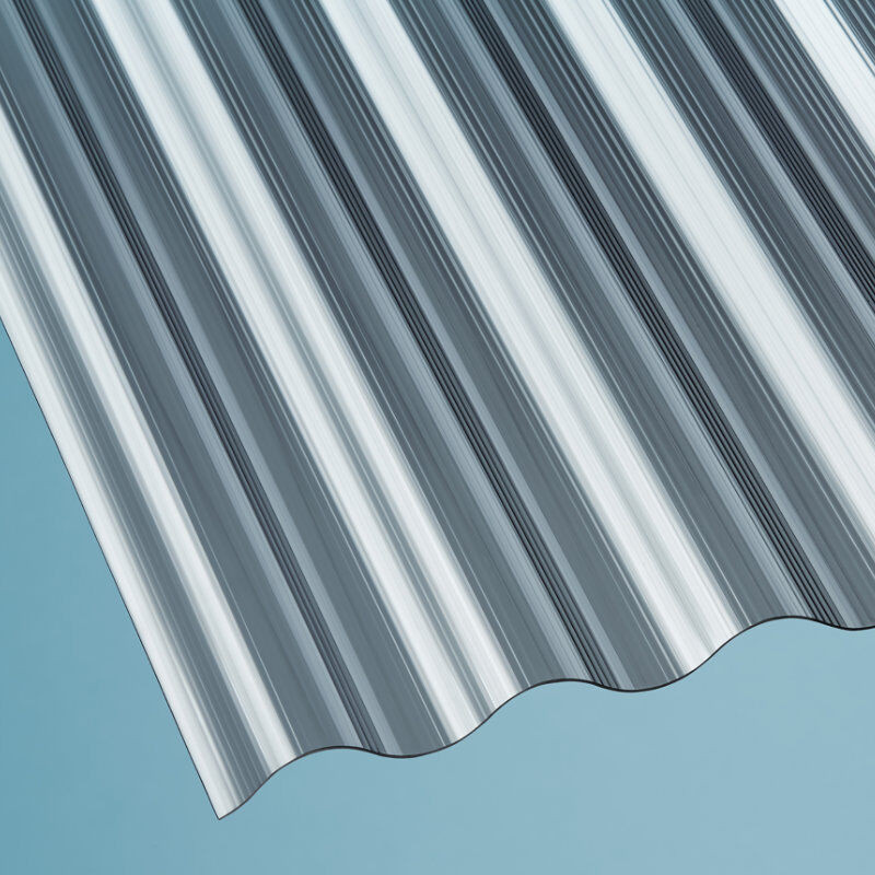 Scobalit Wellplatte aus Polycarbonat in Anthrazit, Breite: 90 cm, Dicke: 1,4 mm - Bild 1