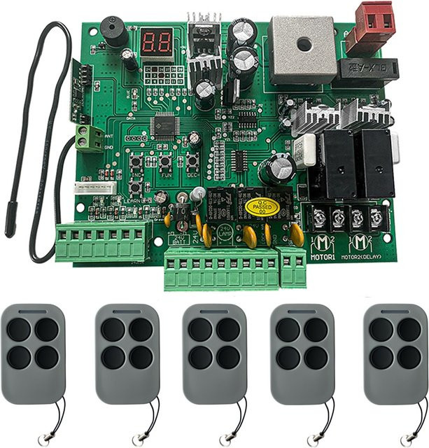 KUANGZIPENG DC 24V Steuerplatine für automatischen Doppelarm-Drehtorantrieb, Smart System Ersatzteil, grün - Bild 1