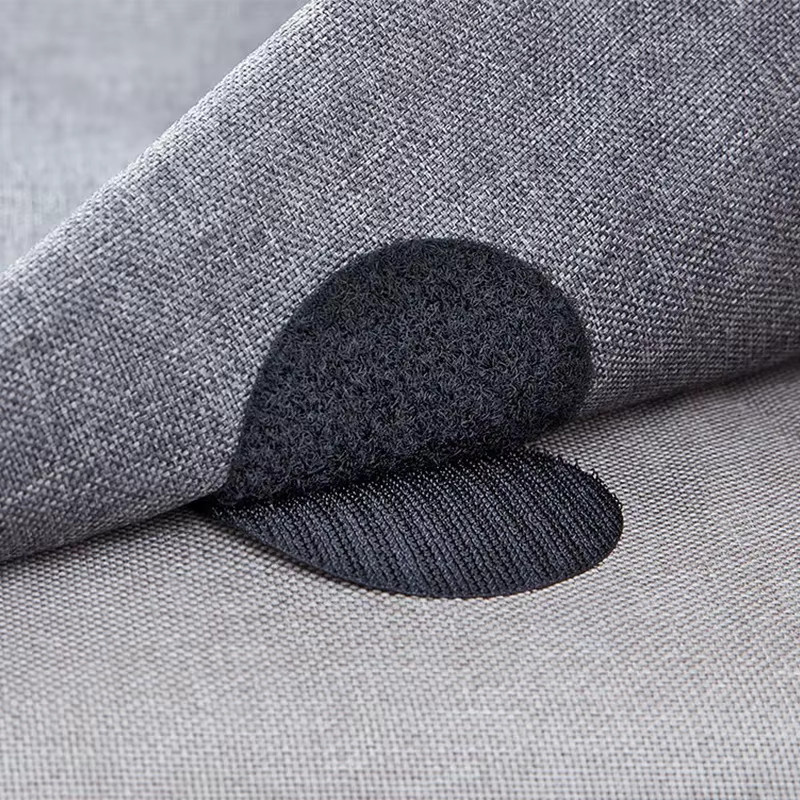 Selbstklebende Klettverschluss-Bänder aus Nylon und Kunststoff in Schwarz - Bild 2