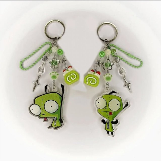 Bandai Schlüsselanhänger, Invader Zim, Acryl, Charm - Bild 1