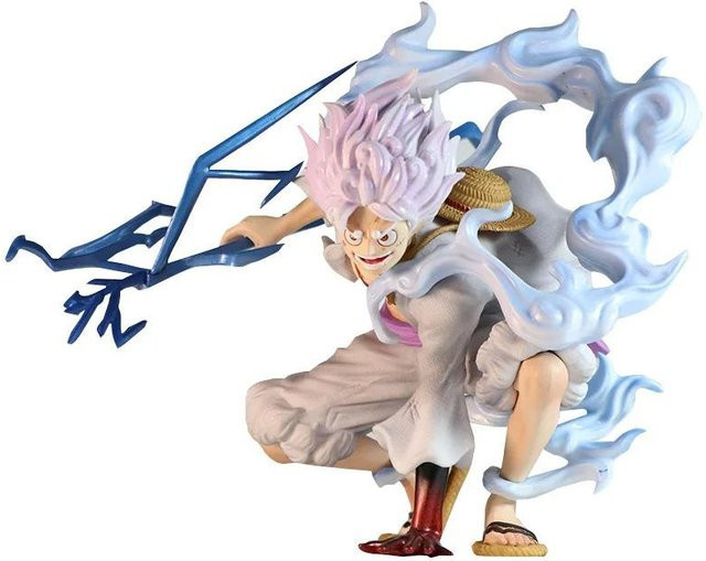 Yiran toy 1 One Piece Luffy Gear 5 Actionfiguren, Grau, ab 14 Jahren - Bild 1