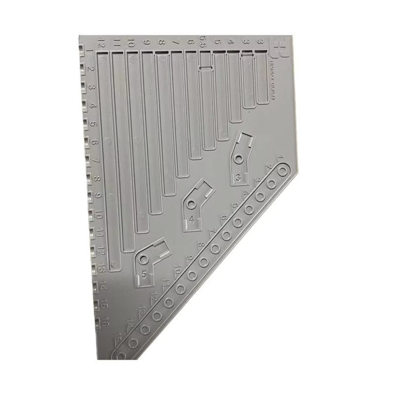 Stemedu Universelles Bausteine-Zubehör, Teile-Messplatte, Lineal, 1-teiliges Set - Bild 2