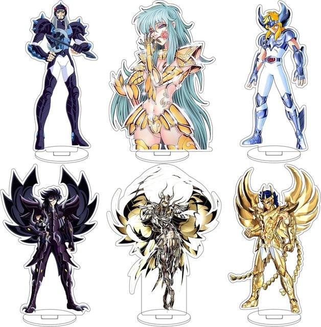 Bandai Saint Seiya Acryl-Figur Ständer, 16cm - Bild 1