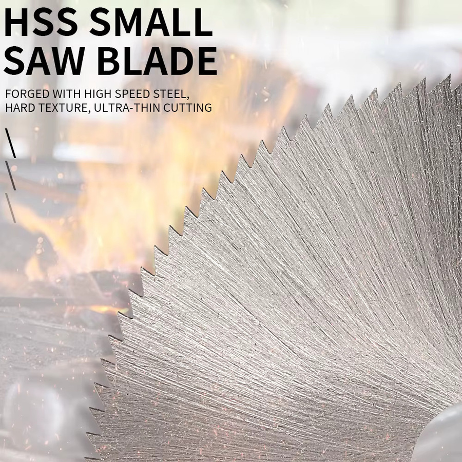 SI FANG Mini Kreissäge Klinge Trennscheibe für Holz Kunststoff und Metall, Silber, Durchmesser: 50 mm - Bild 2