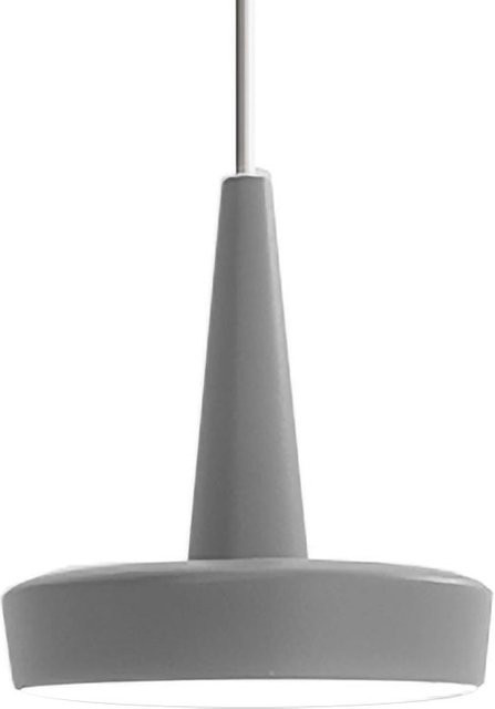 Zafferano Baby LED-Pendelleuchte aus Aluminium in Grau mit 3000K Lichtfarbe, dimmbar und anschließbar, B/T/H: 162 x 90 x 30 cm - Bild 1