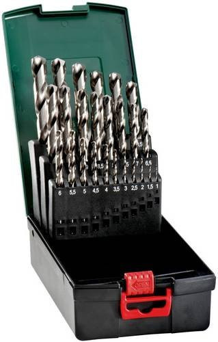 Metabo HSS-G Metall-Spiralbohrer-Set 25-teilig in Silber mit Kunststoffkassette - Bild 1