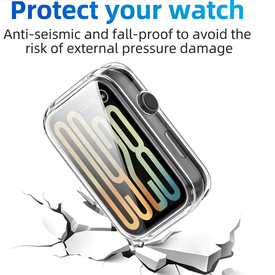 Xiaomi Displayschutz-Hülle für Xiaomi Band 10 Pro/9Pro, Schwarz, TPU - Bild 4