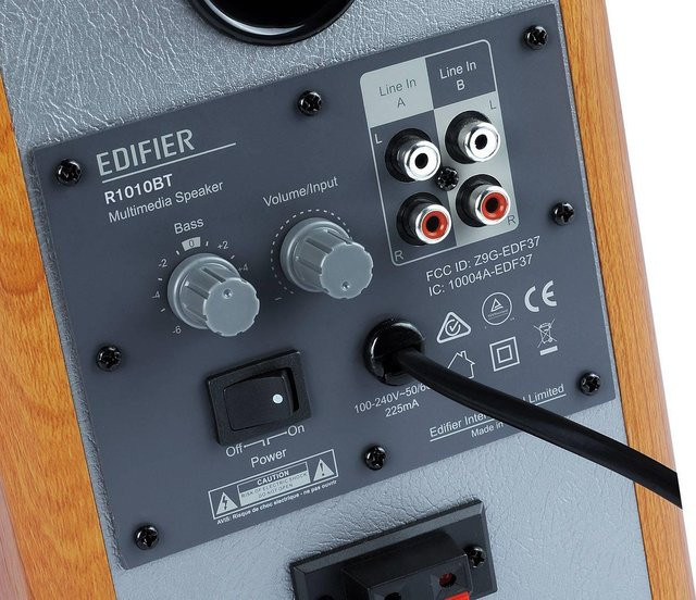 Edifier R1010BT Bluetooth Lautsprecher-System in Schwarz mit 24 W Leistung und 3,5 mm Klinkenanschluss - Bild 1