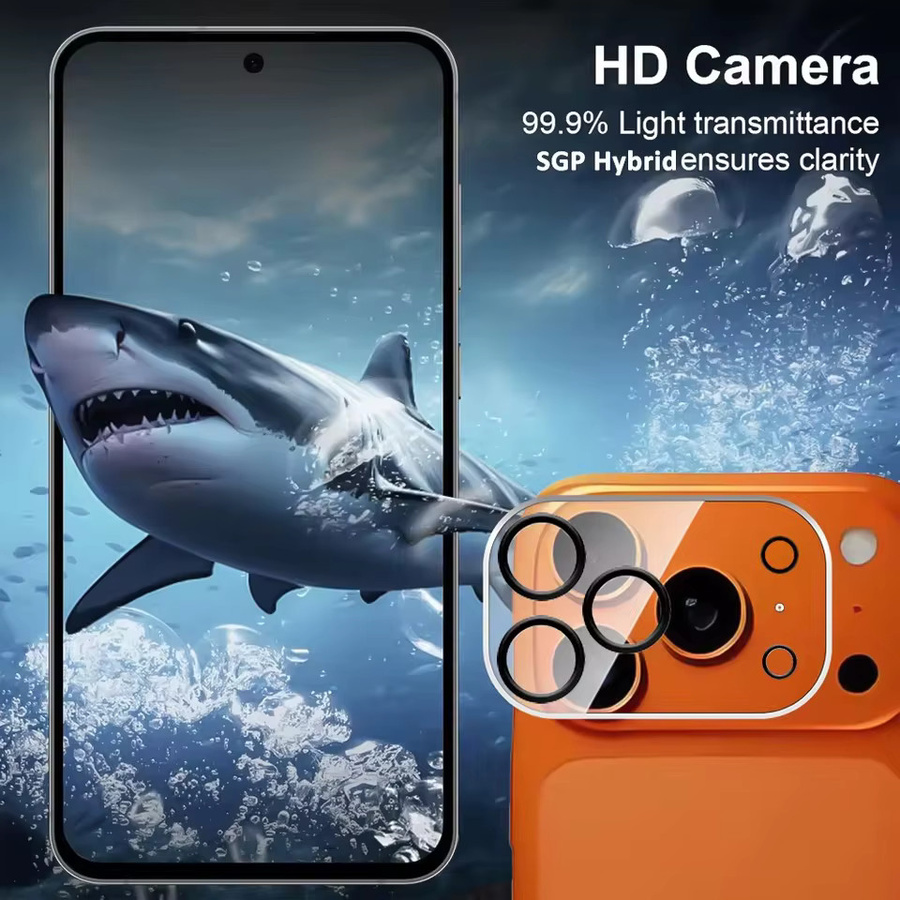 2er-Set Kameraobjektiv Schutzglas für Apple iPhone 17 Pro Max und iPhone 17 Pro aus gehärtetem Glas, transparent, volle Abdeckung - Bild 5