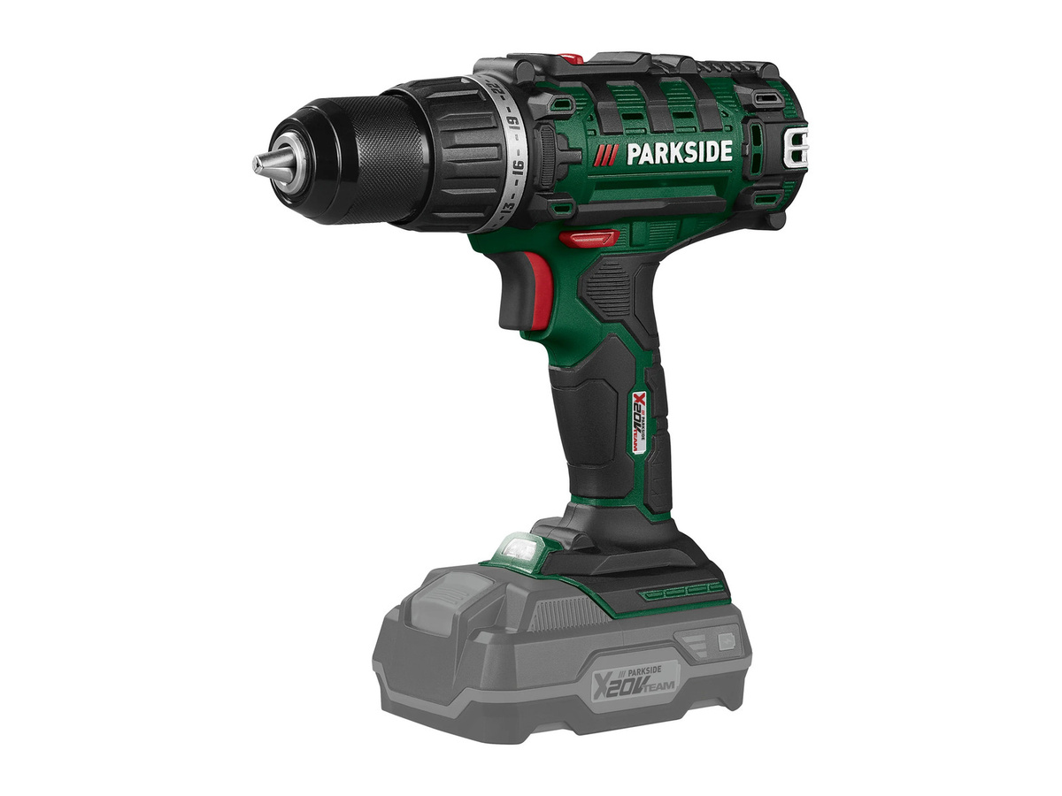 Parkside 20V Akku-Bohrschrauber PABS 20-Li I9, Farbe Grün, ohne Akku und Ladegerät - Bild 3
