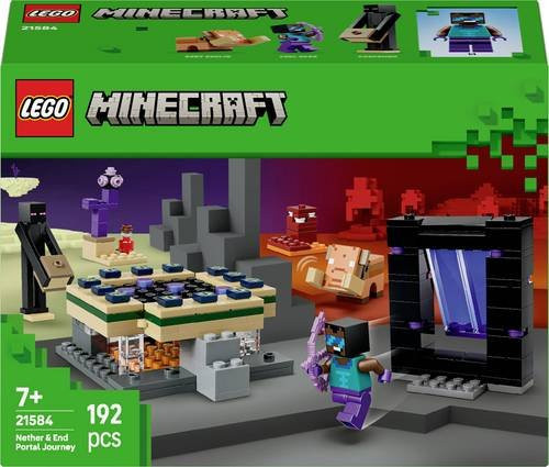 LEGO Minecraft Reise durch Nether und Endportal Konstruktionsspielzeug - Bild 2