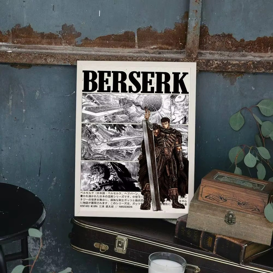 Anime Berserker Wandkunst Poster von Kayou als HD Wandbild für dein Wohnzimmer oder Schlafzimmer ohne Rahmen - Bild 6