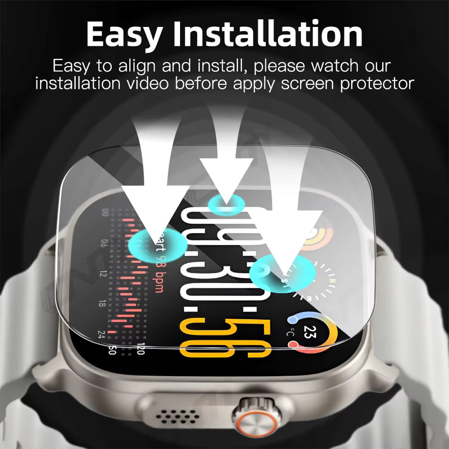 Realme Watch 5, Displayschutz Glas, transparent - Bild 3