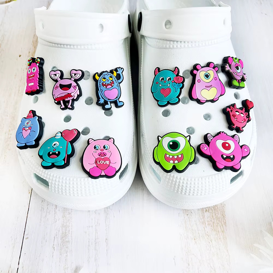 Potdemiel Schuhcharms, Cartoon-Monster-Serie, PVC - Bild 3