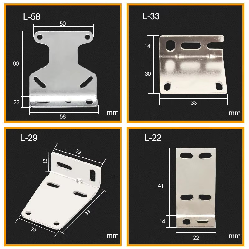 Cloweit Set aus 5 Metall-Sensorhalterungen für Näherungsschalter E3Z E3JK TL/PS M8 M12 M18 M30 in Silber - Bild 2