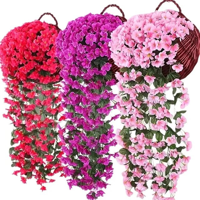 Künstliche Rosenranken von XIAOYINMO als florale Wanddekoration in Weiß und Multicolour für Hochzeit, Gartenbogen und DIY-Feiern - Bild 1