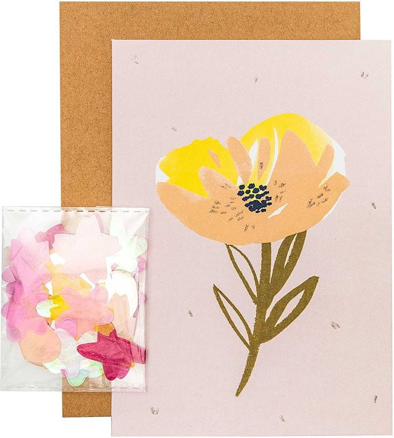 Rico Design Paper Poetry Grußkartenset Crafted Nature in Rosa - Bild 1