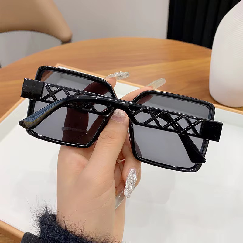 Samjune Sonnenbrille, Vollrand, Square, Kunststoff, Multicolor, Damen - Bild 2