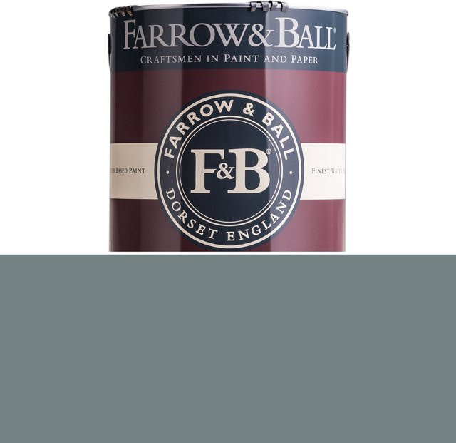 Farrow & Ball Exterior Eggshell Wandfarbe De Nimes 299 Blau 2,5 l - Bild 1
