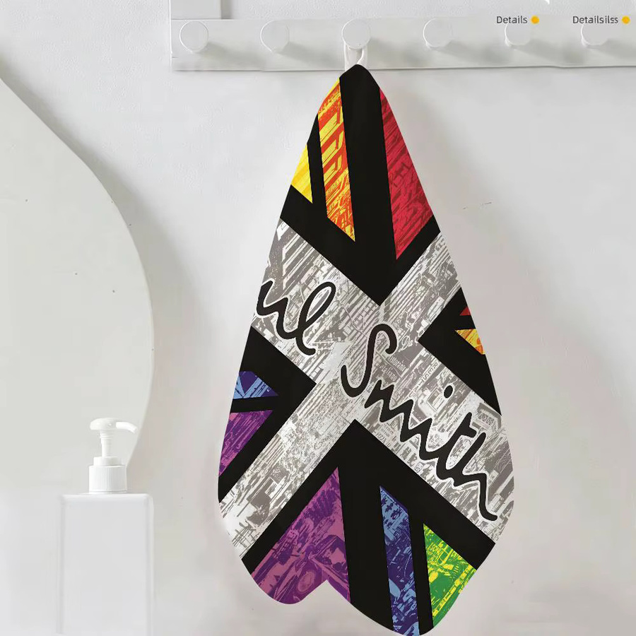 S-Smith Fashion P-Paul Hängendes Küchentuch aus Polyester-Baumwollstoff in Multicolour, saugfähiges Handtuch für Zuhause und Wohnheim - Bild 4