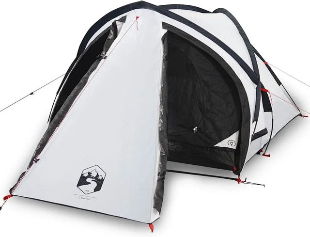 Furnicato Campingzelt Kuppel Weiß B/T/H: 320 x 140 x 120 cm verdunkelnd - Bild 1