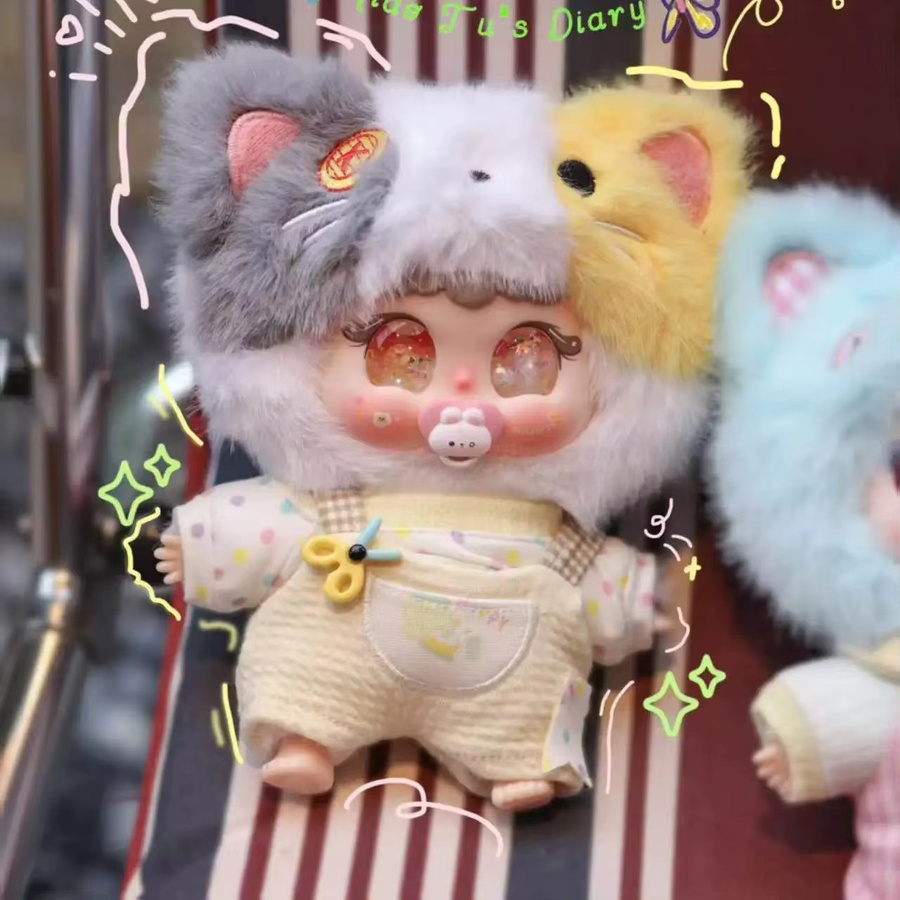 Jiimo 200% Katzen- und Hasen-Tagebuch-Serie, Blind Box, Niedliche Puppe, Einzelfigur - Bild 2