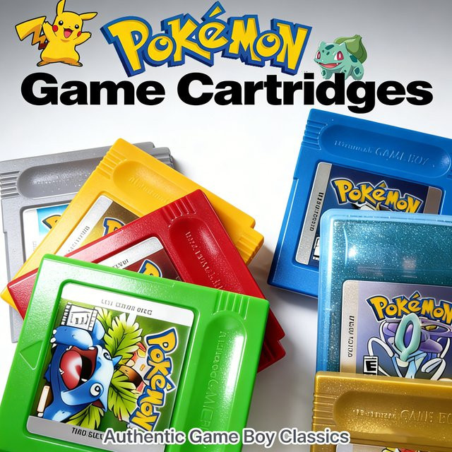 Nintendo Game Boy Color Pokemon Videospiel-Kassette in 5 Sprachen für Rollenspiel-Fans - Bild 1