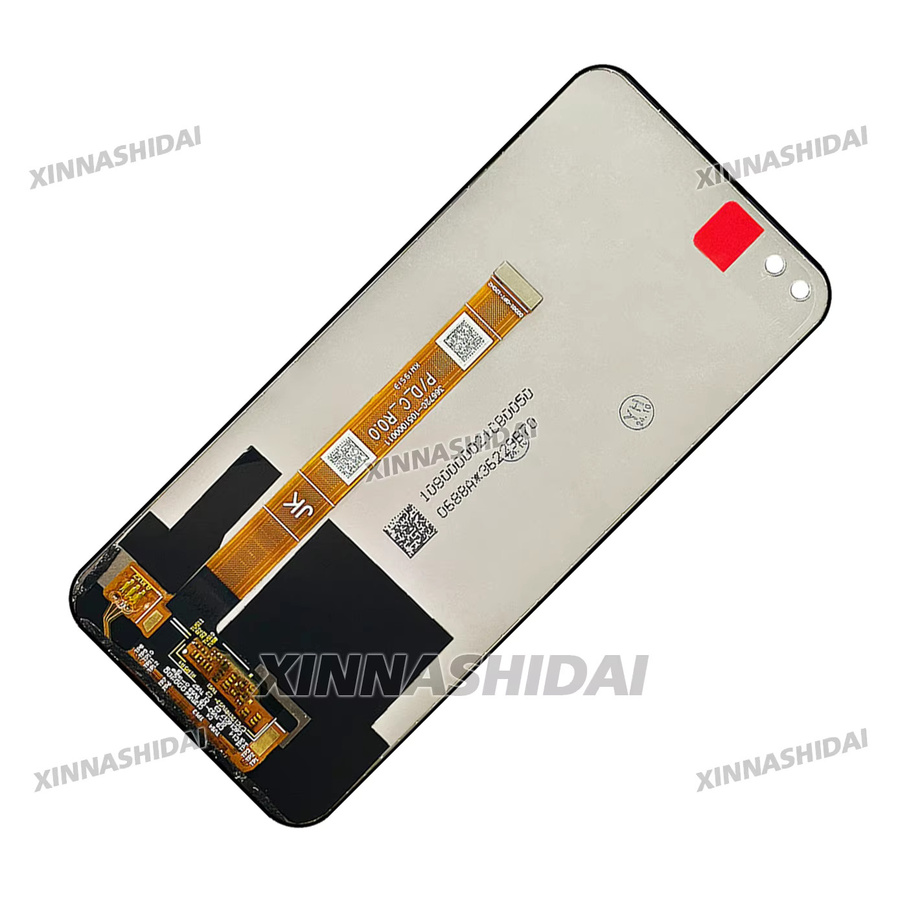 OPPO A92S LCD Display mit Rahmen und Touch Digitizer Sensor Montage in Schwarz - Bild 3